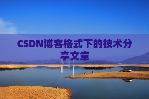 CSDN博客格式下的技术分享文章